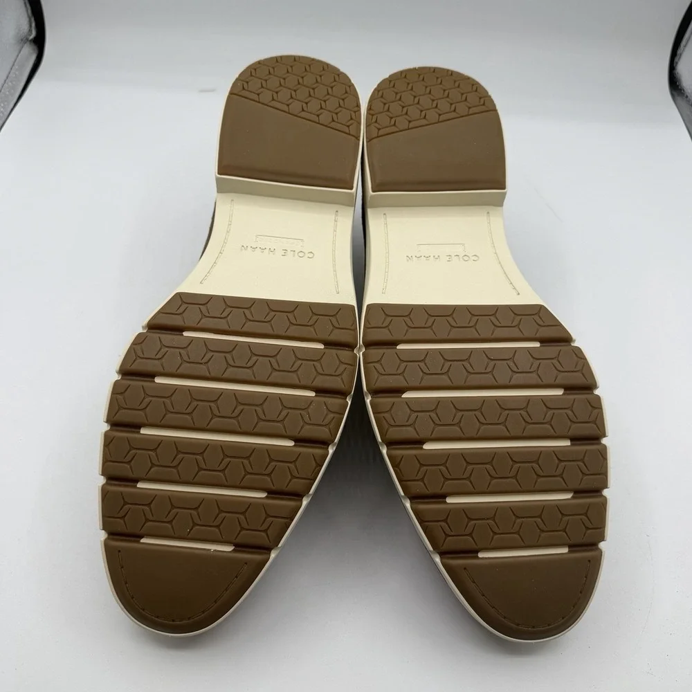 Cole Haan Flexgrand+ Penny Loafers Mens 10 M‎ Truffle Brown Suede Slip On Shoes - Picture 10 of 10